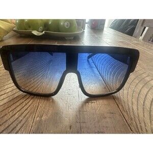 oversized sunglasses women Square Frame Blue Brown